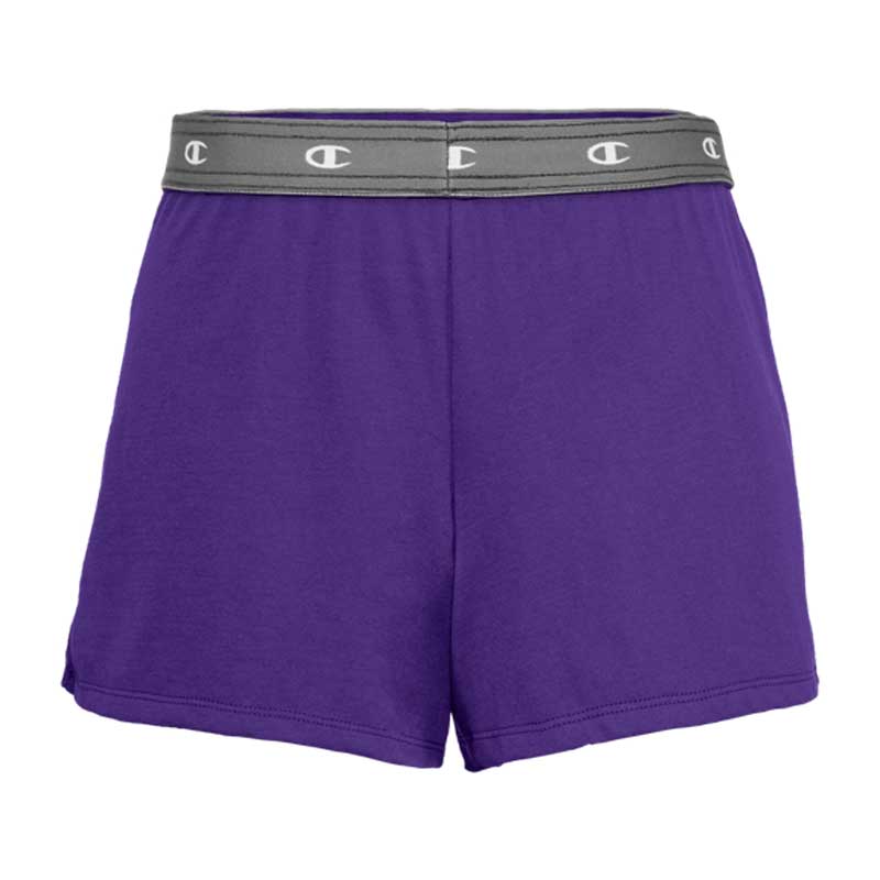 Purple Champion Girls gym shorts