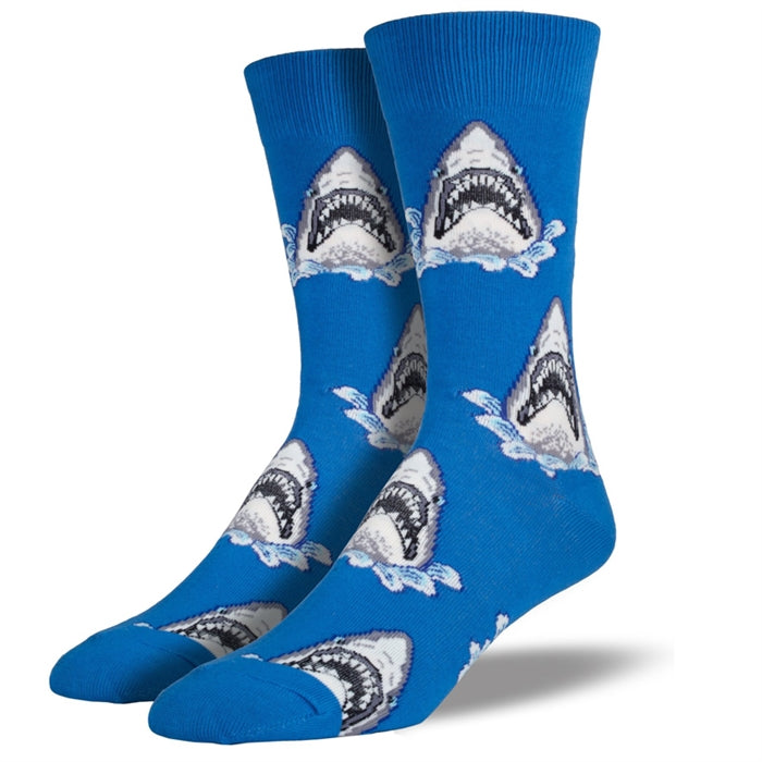 Socksmith Men's: Shark Attack