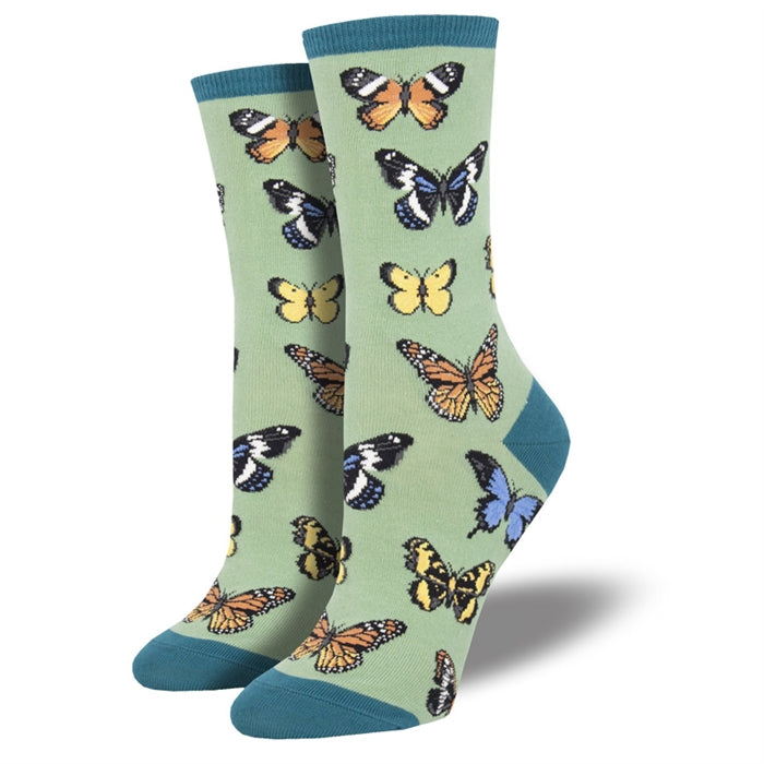 Socksmith Women's: Majestic Butterflies