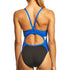 Blue Speedo Women's Spark Splice Flyback Swimsuit Back
