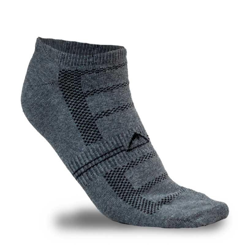 Grey no show Sporty Socks