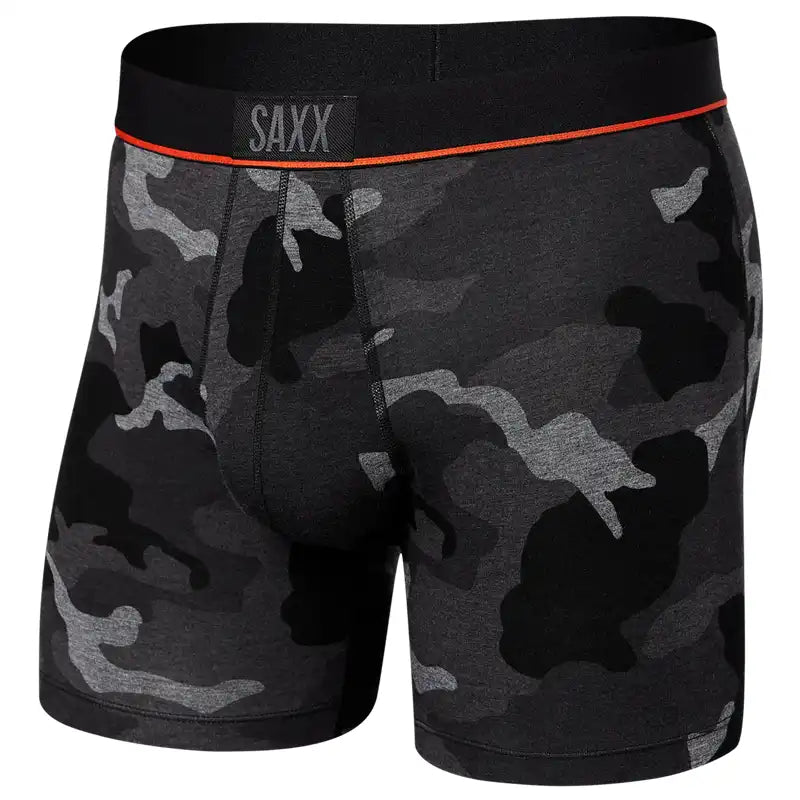 SAXX Kinetic Stretch Boxer Briefs - Men's Boxers in Deep Red Blue