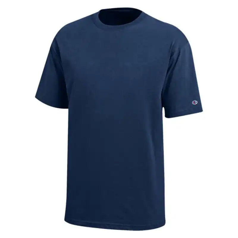 Navy Champion kids Short Sleeve Tee shirt