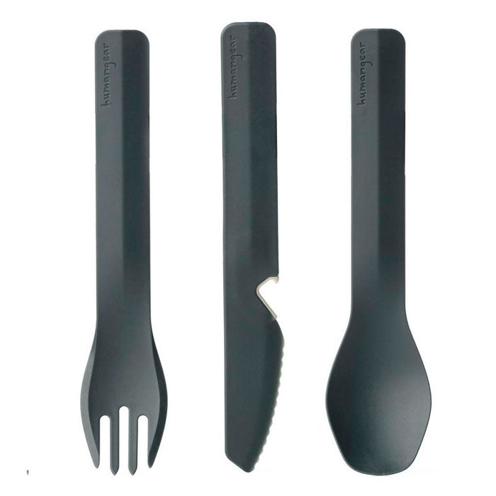 HumanGear GoBites Trio Camp Cutlery Grey