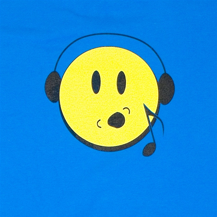 Headphones printed tee shirt