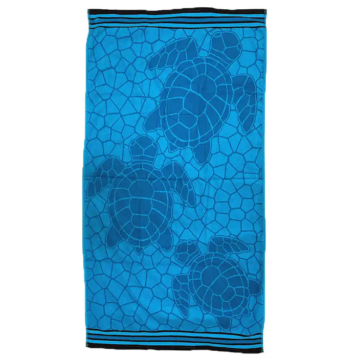 Cotton Beach Towel - Turtle