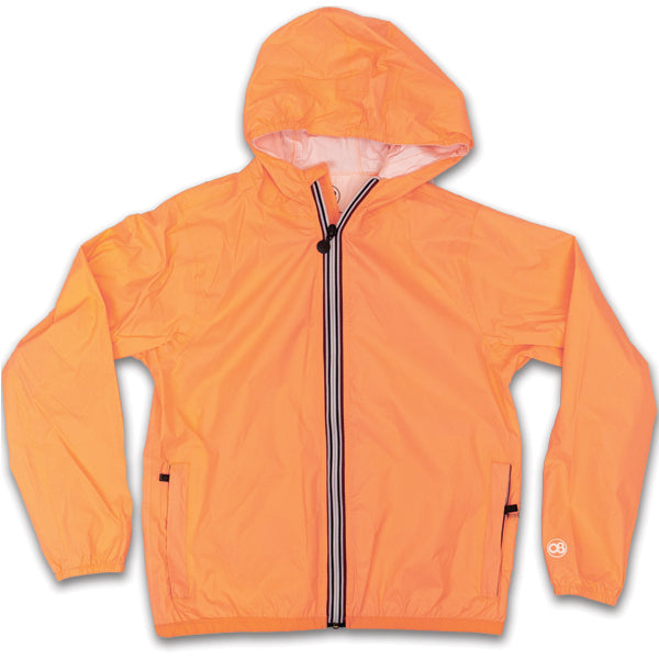 O8 Youth Packer Rain Jacket - Neon Orange