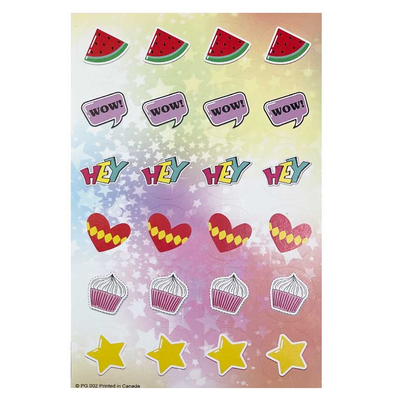 Summer Camp Stationery Stickers