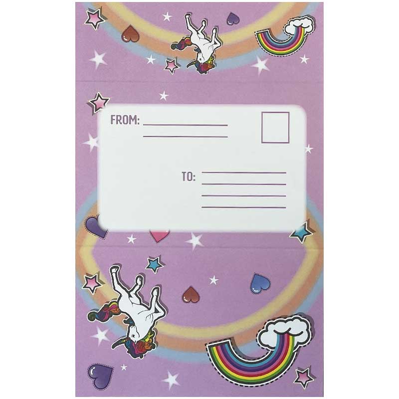 Fold and Send printed Camp Letters