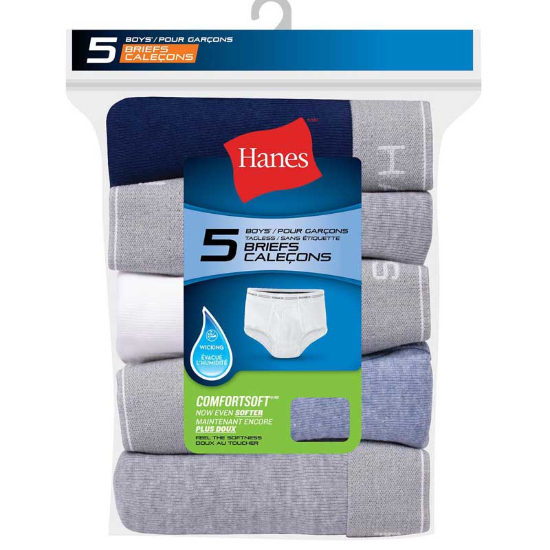 Hanes Boys 5 pack Briefs