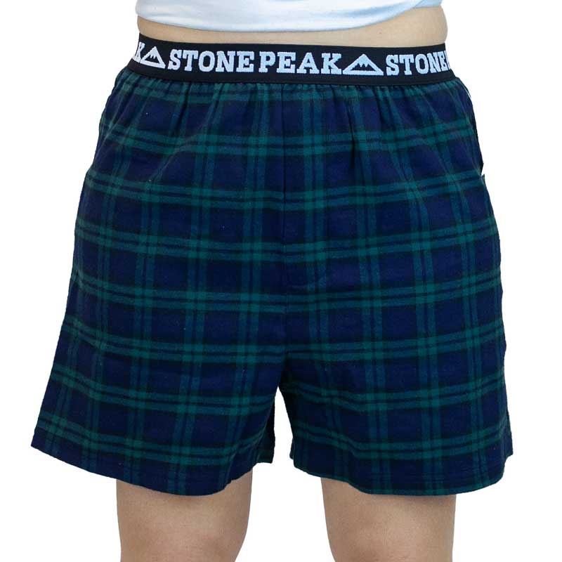 Stone Peak Cotton Flannel Boxers