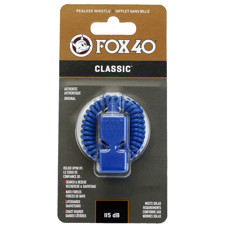 Blue Fox 40 Classic Whistle and Wrist Coil