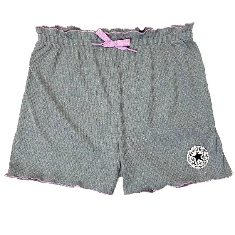 Grey Converse Paper Bag PJ Shorts