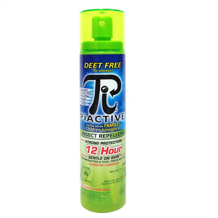 PiACTIVE (Deet-Free) Travel sized insect repellent